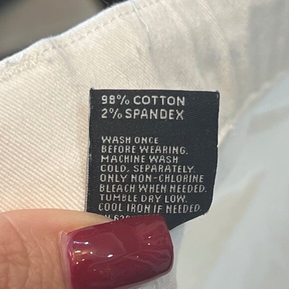 HUE White Distressed Jeggings Denim Leggings XL - Picture 6 of 10